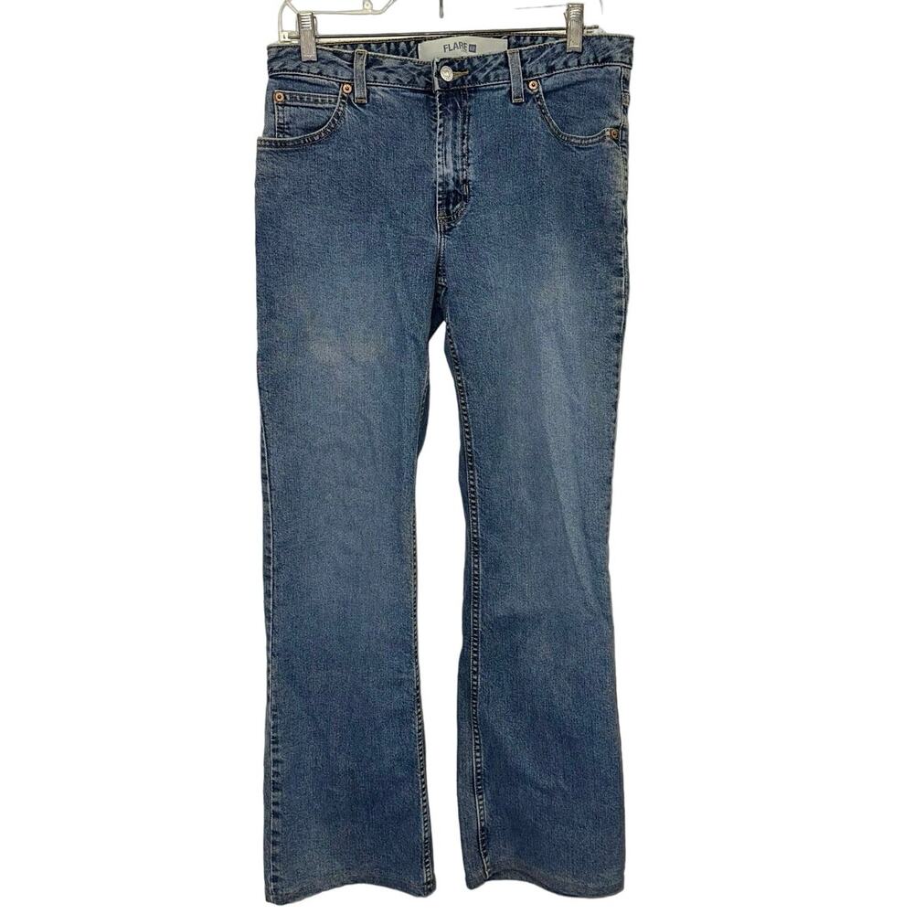 Gap Vintage Flare Jeans 8 Y2K Retro Bootcut Medium Wash Low Rise Style Denim